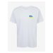 Bílé pánské tričko Netřeba slov z kolekce DOBRO. pro Ukrajinu