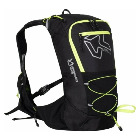 Rock Experience Mach 12 Trail Running Backpack Caviar/Safety Yellow Běžecký batoh