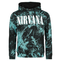 Nirvana EMP Signature Collection Mikina s kapucí cerná/tyrkysová