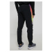 Běžecké kalhoty adidas Performance H61158 pánské, černá barva, vzorované
