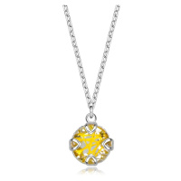 Stříbrný 925 náhrdelník - přírodní rutil, zlaté Venušiny vlasy