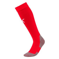 PUMA Team LIGA Socks CORE červené/bílé vel. 47 - 49 (1 pár)
