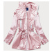 Tenká růžová dámská bunda se stojáčkem (AG5-017)