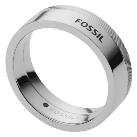 Fossil Elegantní pánský prsten z oceli JF03997040 63 mm