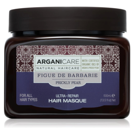 Arganicare Prickly Pear Ultra-Repair Hair Masque maska pro suché a poškozené vlasy 500 ml