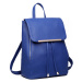 Konofactory Modrý elegantní kožený batoh „Majestic“ 8L