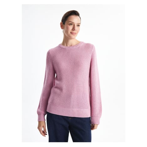 LC Waikiki Lw - Crew Neck Plain Long Sleeve Women's Knitwear Sweater