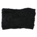 Pohodlná pletená čelenka Figo, černá