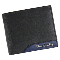 Pánská kožená peněženka Pierre Cardin TILAK34 8824 černá / modrá