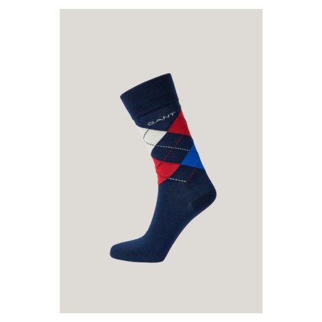 PONOŽKY GANT ARGYLE SOCKS EVENING BLUE