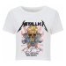 Metallica crop tričko, Scales White Cropped Top, dámské