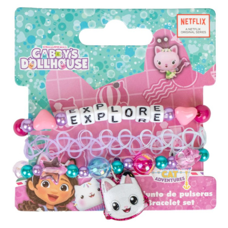 Gabby's Dollhouse Bracelet Set náramek pro děti 3 ks
