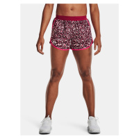 Under Armour Kraťasy UA Fly By 2.0 Printed Short -PNK - Dámské