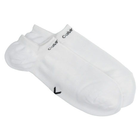 Calvin Klein dámské bílé ponožky 2pack