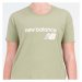 New Balance WT03805OLF Dámské triko, khaki, velikost