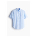 H & M - Košile's krátkým rukávem Regular Fit - modrá