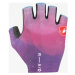 CASTELLI Cyklistické rukavice krátkoprsté - COMPETIZIONE 2 - fialová