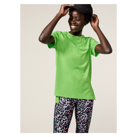 Neonově zelené dámské sportovní tričko Marks & Spencer