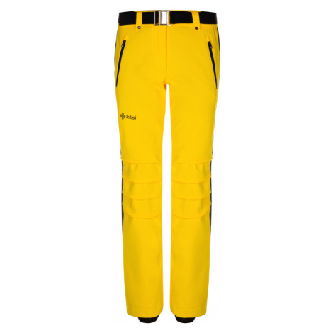 Kilpi HANZO-W Dámské lyžařské kalhoty LL0039KI Žlutá