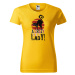 DOBRÝ TRIKO Dámské tričko s potiskem Crazy cat lady Barva: Fialová