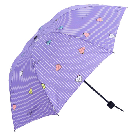Deštník Hearty, fialový Delami