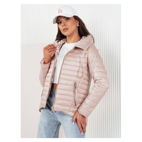 Světle fialová oboustranná dámská bunda DStreet