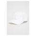 Dětská bavlněná čepice Lacoste bílá barva, s aplikací