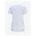 Bílé dámské bavlněné tričko ALPINE PRO ZAGARA