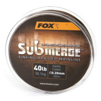 Fox splétaná šňůra submerge sinking braided mainline camo 300 m-průměr 0,16 mm / nosnost 11,3 kg