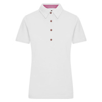 James&Nicholson Dámská polokošile JN715 White