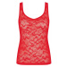 Dámské tílko GO Allround Lace Shirt 01 - CAMPARI - červené 0024 - SLOGGI