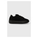 Semišové sneakers boty Tommy Jeans NEW CUPSOLE LEAT WL černá barva, EN0EN02274