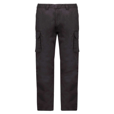 Pánské kapsáčové kalhoty Pocket – tmavě šedá