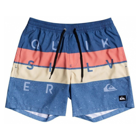 PLAVKY QUIKSILVER WORD BLOCK VOLLEY YOUT - modrá