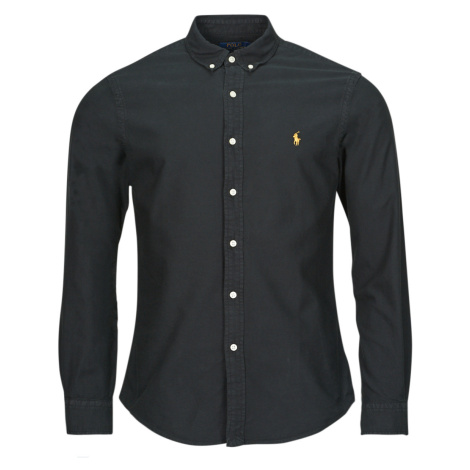 Polo Ralph Lauren CHEMISE AJUSTEE SLIM FIT EN OXFORD LEGER Černá