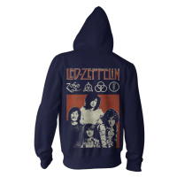 mikina s kapucí pánské Led Zeppelin - Photo Navy - NNM - RTLZEZHNPHO