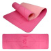 Lifefit YOGA MAT LOTOS DUO, 183x58x0,6cm, růžová