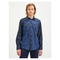 Levi's Tmavě modrá pánská džínová košile Levi's® Barstow Western Standard - Pánské