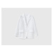 Benetton, Blazer In Pure Linen