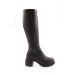 DGN 2101 Women's Zippered Heeled Boots.