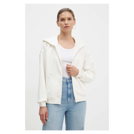 Mikina Levi's dámská, béžová barva, s kapucí, hladká, A5945 Levi´s