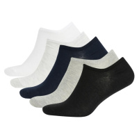 DEFACTO Men's Invisible 5-Pack Cotton Sneaker Socks