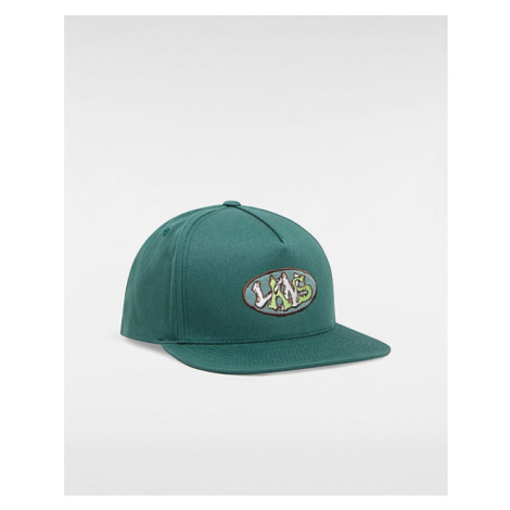 VANS Lopside Snapback Hat Unisex Green, One Size