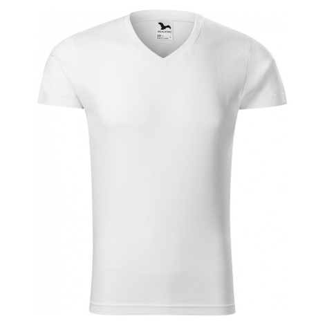 MALFINI Pánské tričko Slim Fit V-neck
