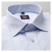 Pánská košile Slim Fit světle modrá s hladkým vzorem 12043