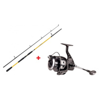 ZFISH Prut Combo Kodiak 2,4m 100-250g 2-díl + Naviják Zeus ZX8000