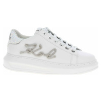 Karl Lagerfeld Dámská obuv KL62510G 01S White Lthr w-Silver Bílá