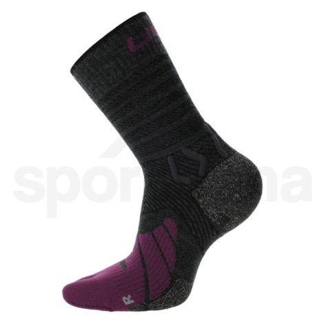 UYN Trekking Five Merino Socks W S100323J009 - anthracite/purple /40