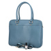 Stylová dámská koženková pracovní taška Perla, modrá