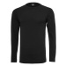Fitted Stretch L/S Tee - black